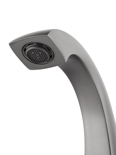 Смеситель для раковины на 3 отверстия WONZON & WOGHAND FLEX, темный графит WW-88083095-BGM