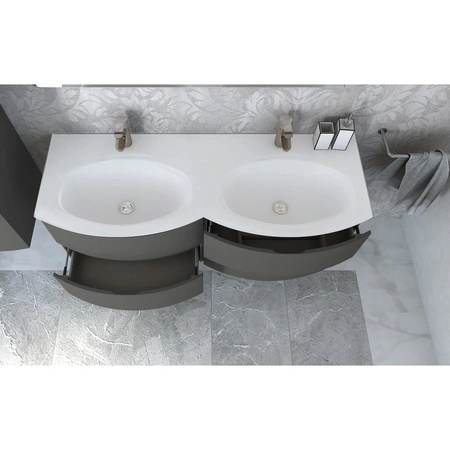 Тумба под раковину Cezares VAGUE 54905 Grigio talpa opaco