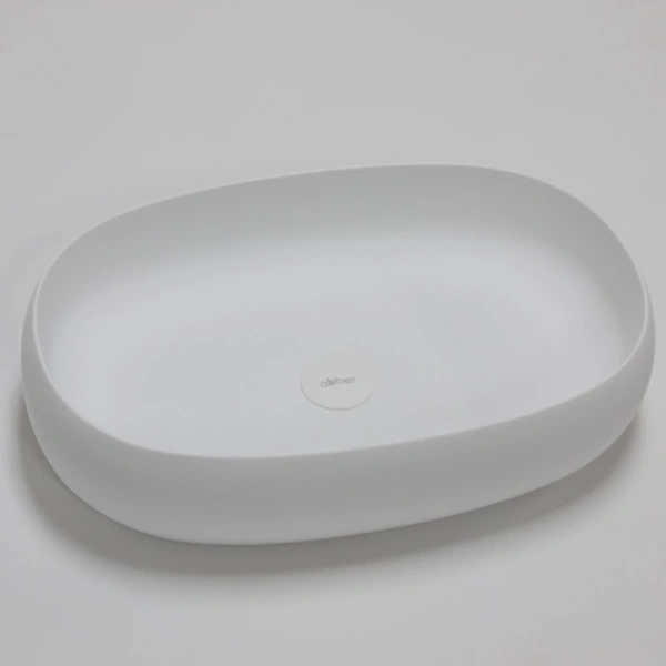 Раковина накладная Abber Stein AS2632 белая матовая