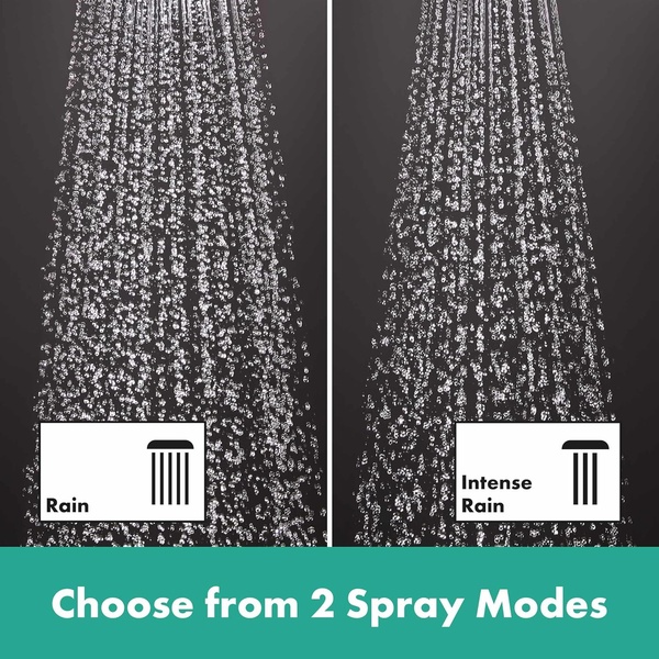 Душевая система с термостатом Hansgrohe Showerpipe 200 1jet EcoSmart Vernis Blend 26089670 черный матовый