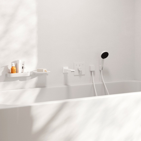 Излив для ванны Hansgrohe Tecturis E 73410700 белый матовый