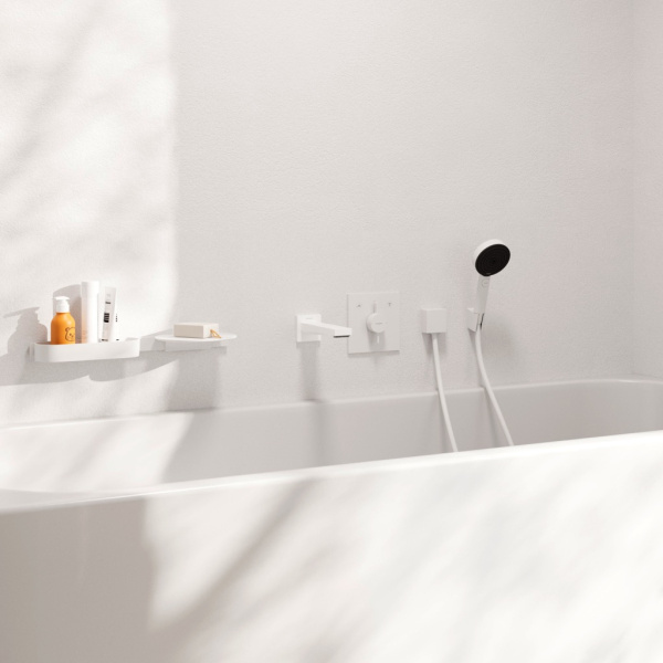 Излив для ванны Hansgrohe Tecturis E 73410700 белый матовый