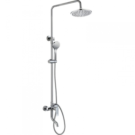 Душевая колонна Bravat Emeralda со смесителем для ванны, поворотный излив (F6337371CP-A-RUS)