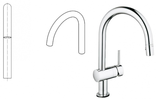 Излив GROHE 07684238