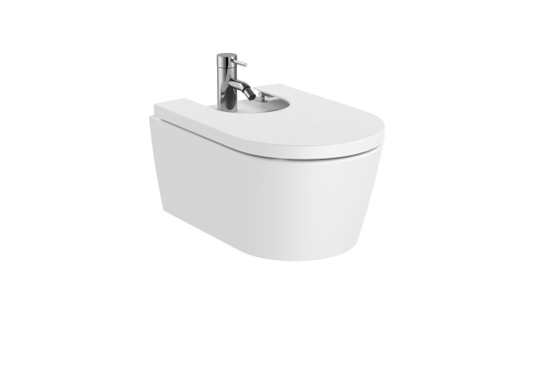 Биде подвесное Roca Inspira round 357525620 белый матовый