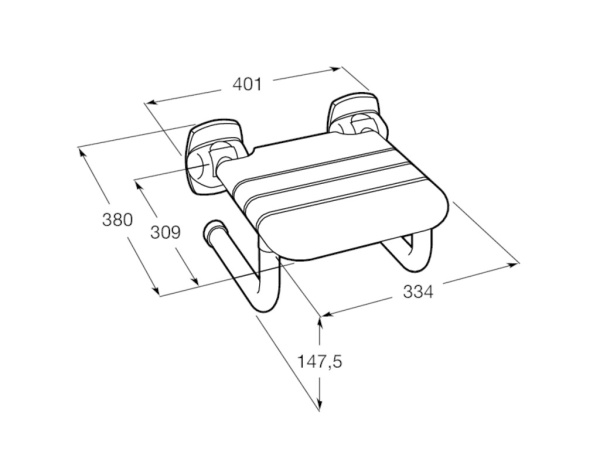 Подставка Roca для душаAccess Pro 816962009