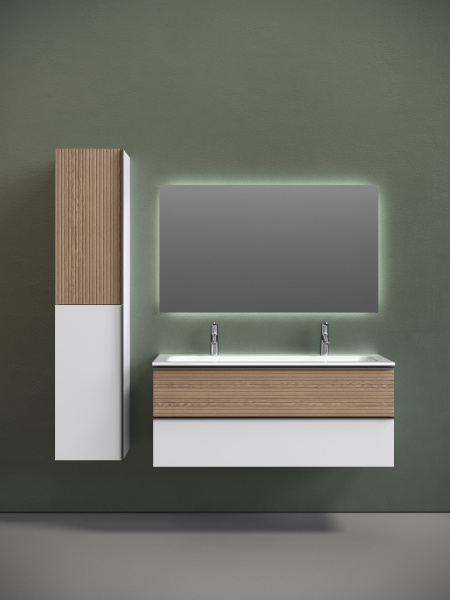 Тумба под раковину Sancos  Delta DL120W дуб светлый