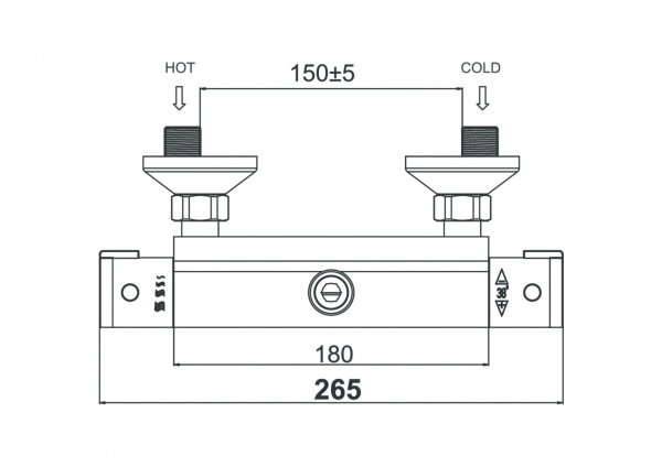 Смеситель для душа D&K Bayern Potsdam (DA2153101)