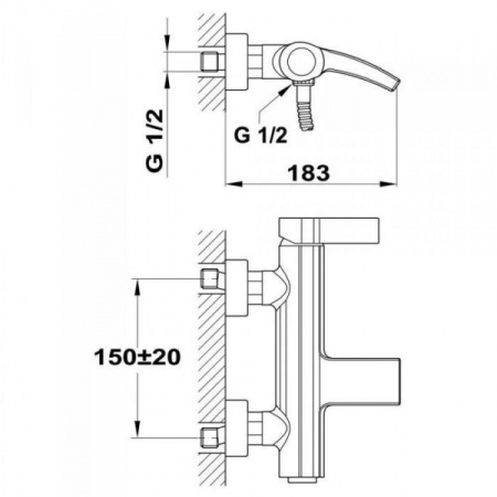 Смеситель для ванны TEKA VITA 241010200 (24.101.02.00)