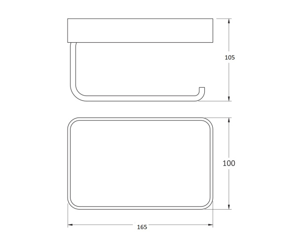 Бумагодержатель с полкой Bronze de Luxe 1760'S LOFT 10513