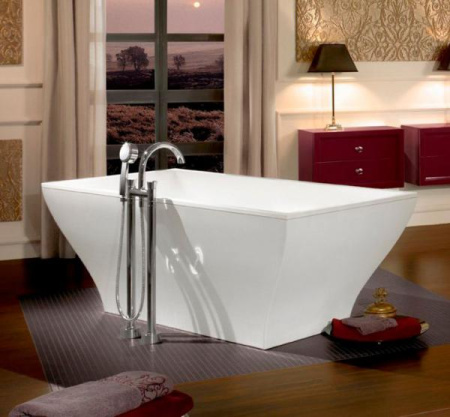 Ванна квариловая Villeroy & Boch La Belle 180х80 со сливом-переливом (UBQ180LAB2PDV-01)