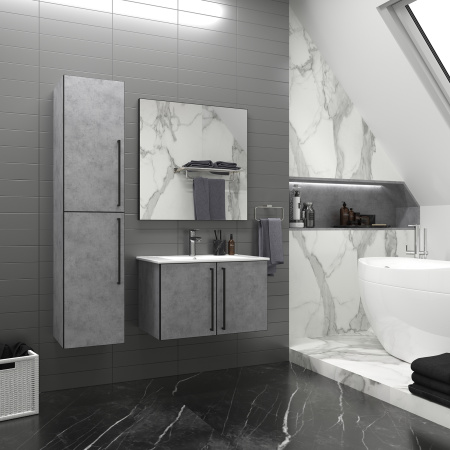 Зеркало (80х80)  Brevita Mars 80 MARS-02080-ЧмП