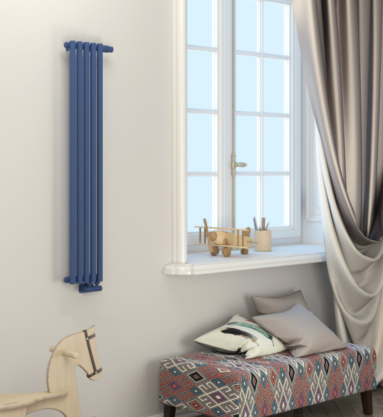 Полотенцесушитель Водяной Сунержа Эстет-0 EU50 правый (120х22) 5 секций Матовый Черный 31-0321-1205