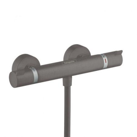 Термостат для душа Hansgrohe Ecostat Comfort 13116340 шлифованный черный