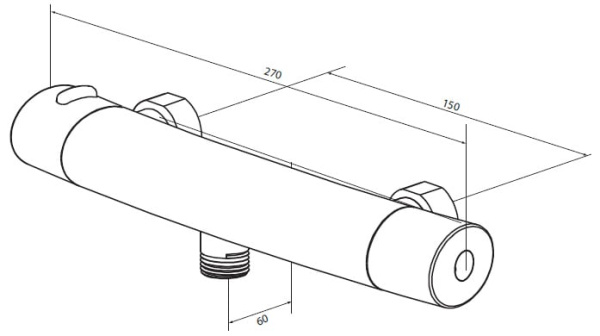 Смеситель для душа Am.Pm Sense F7540000