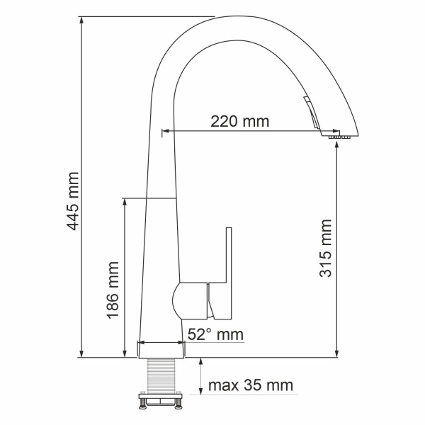Смеситель для кухни с выдвижной лейкой WasserKRAFT A8667 Смеситель для кухни с выдвижной лейкой WasserKRAFT A8667