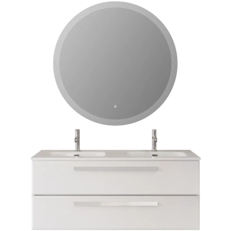 Тумба под раковину Cezares ECO-CER-N-1200-2C-SO-2-BL Bianco Lucido без ручек