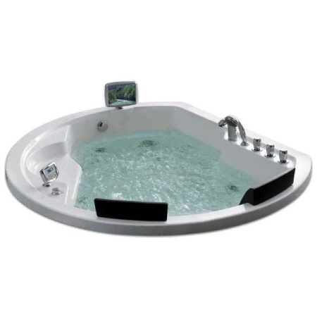 Акриловая ванна (185х162) Gemy G9053 K с гидромассажем, универсальная