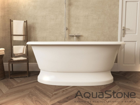 Ванна из искусственного камня на подиуме (180х90) AquaStone OLIVIA_POD