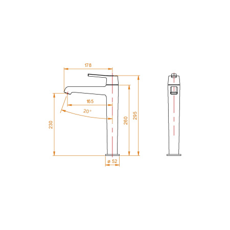 Смеситель для раковины RGW Shower Panels SP-311 511405311-01