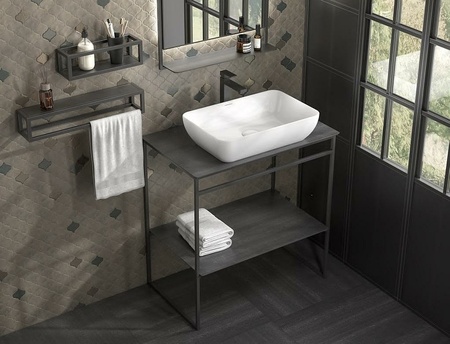 Раковина накладная (55х36) Kerama Marazzi Plaza PLR.wb.55