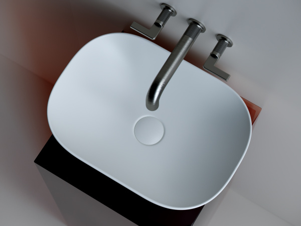 Раковина накладная (45,5х32,5) Ceramica Nova ELEMENT CN6009MW