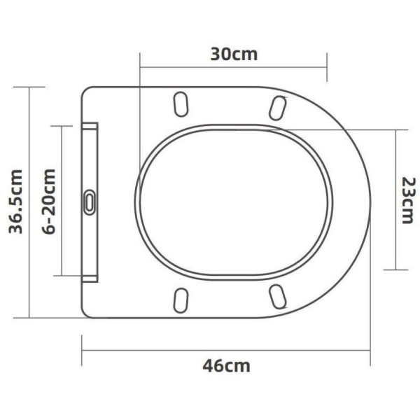 Сиденье для унитаза с микролифтом из дюропласта Art&Max Gina AM218SC