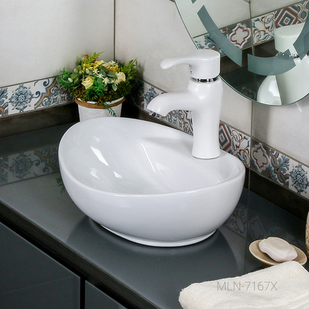 Раковина накладная (41х33) Melana 7167X-805