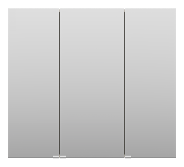 Зеркало-шкаф (90х80) Misty Аура 90 Э-Аур02090-01