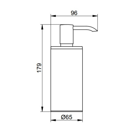 Дозатор жидкого мыла настольная Keuco Plan 14952010100