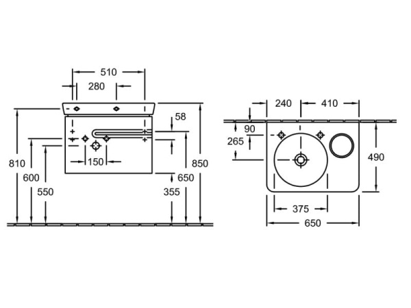 Тумба под умывальник Villeroy&Boch JOYCE SANTANA OAK A86200E1