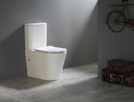 Унитаз напольный безободковый SantiLine SL-5026