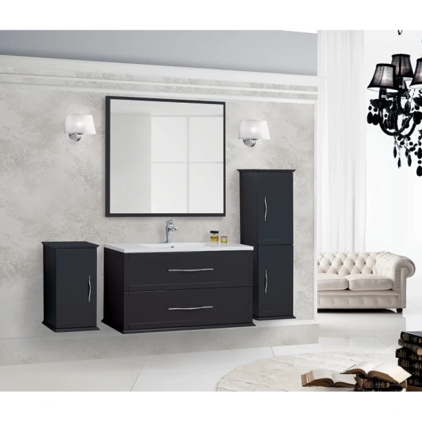 Тумба под раковину Cezares TIFFANY 54952 Nero Grafite