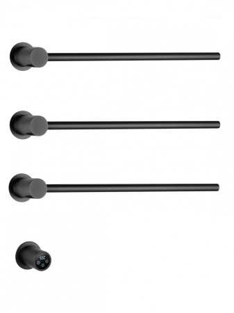 Полотенцесушитель электрический встраиваемый WONZON & WOGHAND HAMBURG, темный графит WW-AL313-GM