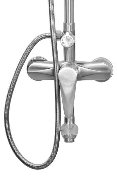 Душевая система с изливом ПСМ-Профсан Steel PSM-300-8