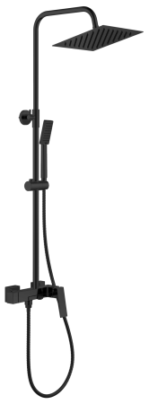 Душевая система с изливом Rush Thira TR3635-50Black