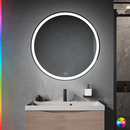 Зеркало c RGB подсветкой (80х80) Cezares CZR-SPC-MC-800-RGB-TCH