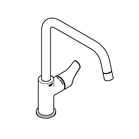Смеситель для кухни Grohe Eurosmart 30567 DC0 (30567DC0) суперсталь