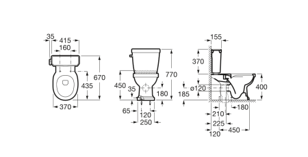 Бачок для унитаза Roca Carmen 3410A1000