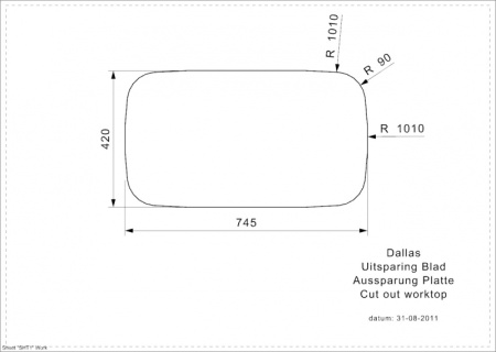 Мойка кухонная Reginox Dallas L 44248