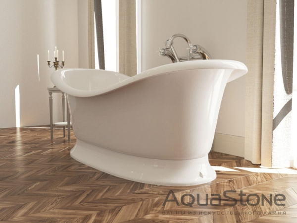 Ванна из искусственного камня на подиуме (193х88) Aqua Stone LIONA Ванна из искусственного камня на подиуме (193х88) Aqua Stone LIONA