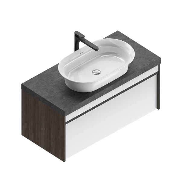 Тумба под раковину Kerama Marazzi Modula 100 MO.100.1+1\AR