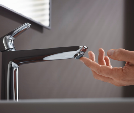 Смеситель для раковины с донным клапаном Hansgrohe Talis E 71716000 хром