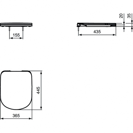 Крышка-сиденье Ideal Standard Tempo T679401