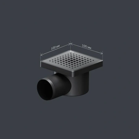 Дренажный трап Am.Pm PrimeFlow W02BD-P11-010-01BM черный матовый