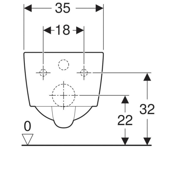 Унитаз подвесной безободковый Geberit iCon Square 201950000