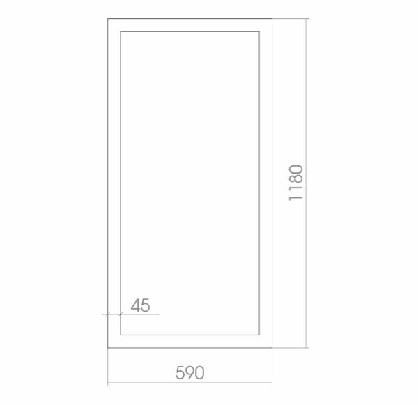 Зеркало (41х61) Silver Mirrors   Симфония ФР-00000517