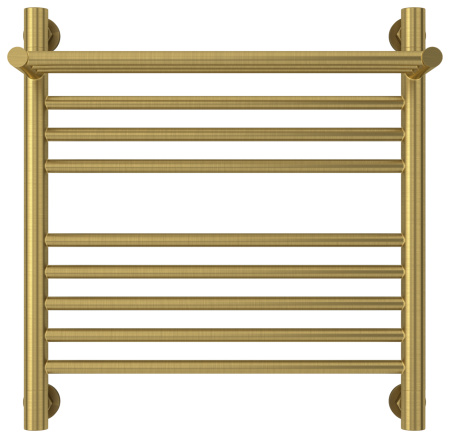 Полотенцесушитель Водяной Сунержа Богема с полкой + (50х50) Состаренная Латунь 051-0223-5050