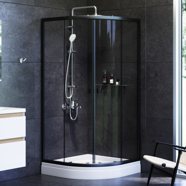 Душевой уголок с поддоном (90х90) Am.Pm X-Joy Twin Slide W88E-205-090BT64