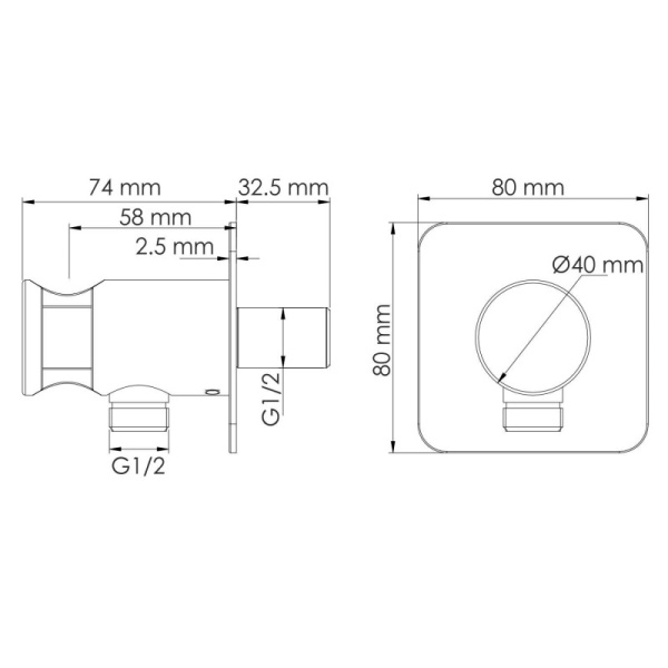 Гигиенический набор WasserKRAFT A1451.275.100.092 Гигиенический набор WasserKRAFT A1451.275.100.092